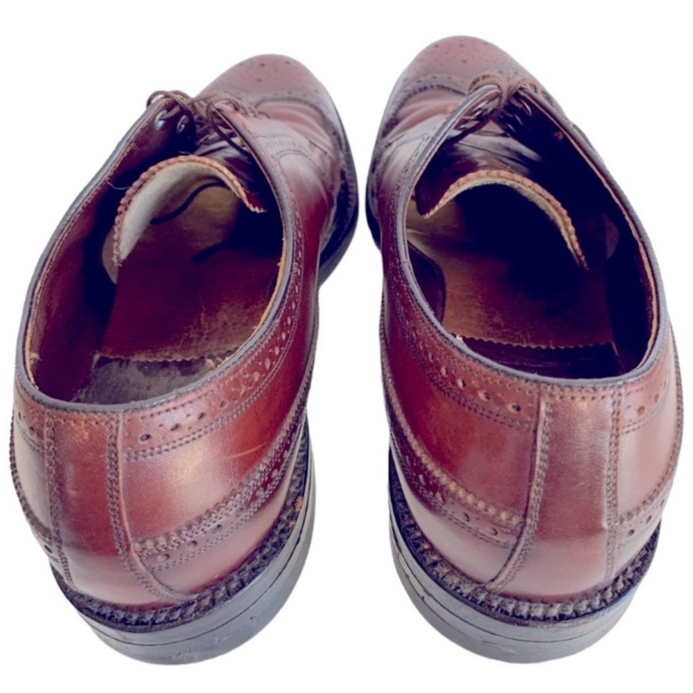 Florsheim Classic Brown Leather Men's Shoes Sz 11 - Picture 6 of 9